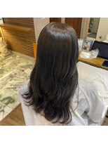 ヘアリゾート粋 トゥジュ 池袋東口店(tujuh)&nbsp;オリーブブラウン/ロングウェーブ