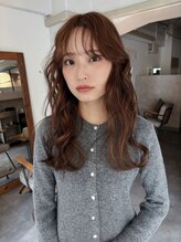 シー(thee) ブリーチなし明るめブラウン！