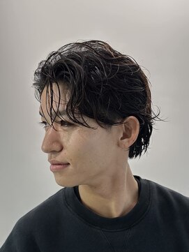 ヘアーメイク ネイキッド(Hair make Naked) ミディアムパーマ[メンズカット/メンズパーマ]