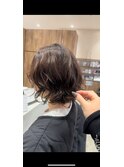ボブ×パーマ