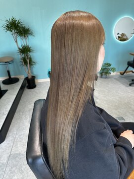 レプリカ(replica.) 【replica.】髪質改善 美髪ロンググレージュ