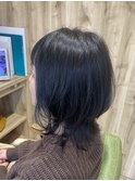 グレージュカラー×ミディアムレイヤー【カミケンネクスト】