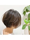 大人可愛いハンサムショートヘアー