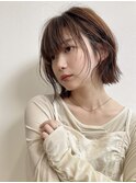 【レイヤーボブ】ナチュラルボブ/ストレートボブ/ショートボブ
