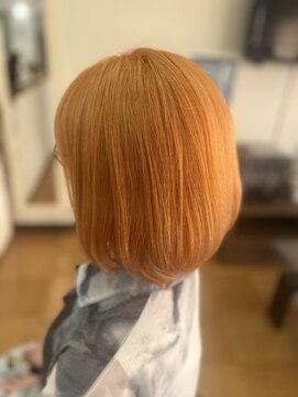 ヘアーコンセプト(HAIR CONCEPT) ボブ×オレンジカラー