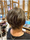 外国人風カラー×ショート