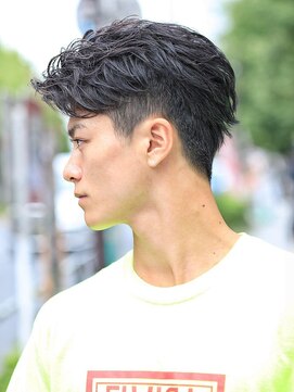 リップス 二子玉川店 (LIPPS) ワイルドツーブロック　前髪かきあげ