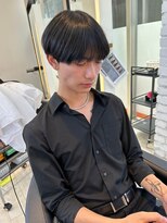 フェノメノン 栄店(PHENOMENON)&nbsp;シースルーマッシュカルマパーマコンマバング髪質改善