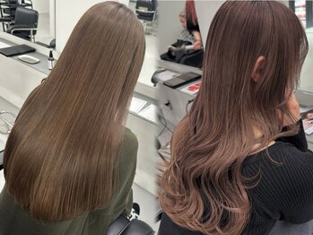 ラヴィズム(LUVISM)の写真/【平日限定】空いてる時間でお得に垢抜け◎髪質改善でツヤ髪に!韓国/ダブルカラー/万代/新潟駅/縮毛