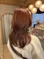 ロンドアジュール 横浜(Lond azur)&nbsp;ミディアムレイヤーカット/レイヤー/顔周り/韓国/髪質改善/横浜