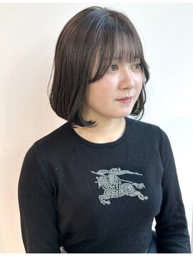 ファースト 仙台店(first) 透明感カラー×韓国ボブ