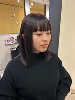 ハブ(hub) 【天神今泉】ダークラベンダーブラウン