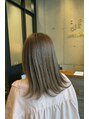 コードライン 高宮店(CODE.LINE) オリーブベージュ透明感が綺麗です。アディクシーカラー推奨★
