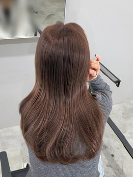 ディジョン 自由ヶ丘(Dijon) 韓国顔まわりレイヤーカットグレージュオリーブベージュブラウン