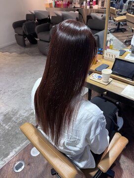 アヴァンスアンス 広島袋町店(AVANCE.ens) 髪質改善トリートメント × ピンクブラウン