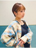 ハンサムショート/丸みショートボブ/20代30代40代50代/顔周り