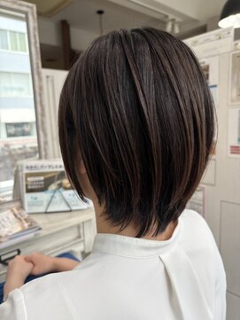 ハナビ(hanabi) 30代/髪質改善/縮毛矯正/明るい白髪染め/艶髪ショート