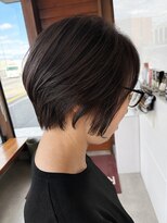 リドル ヘアー 駒生店(Riddle HAIR) 透け感カラーの大人ショートボブ