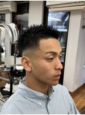 MEN’S/サーフカール/刈り上げセンターパート/表参道駅/青山 