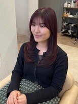 コトナ ヘアアンドリラックス 草加店(kotona Hair & relax)&nbsp;暖色カラー×顔まわりレイヤースタイル