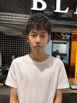 ブラック(BLACK) メンズパーマ/スペインカール/岐阜メンズ