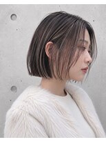 ゴロクヘアー(56 hair)&nbsp;グレージュハイライトボブ【56hair戸越銀座】