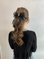 ジゼル ビエラ博多テラス店(GiseL) ふんわりポニーテール/結婚式ヘア