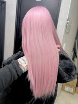 ロウル 池袋(LOWRL)&nbsp;ミルクティーブロンド/ダークブルー/デジタルパーマ/池袋