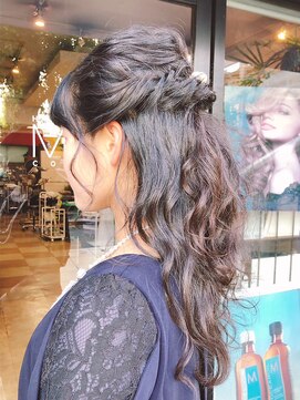 ヘア クチュール ミヨ(HAIR COUTURE MIYO) 結婚式　ハーフアップ