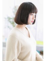 ミック ヘアアンドビューティー 大山店(miq  Hair&Beauty)&nbsp;黒髪ナチュラルボブで小顔見せ♪
