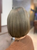 クアトロ グランシュ 川崎店(QUATRO × GranCieux)&nbsp;【QUATRO川崎】ハイトーンボブ　谷口星利奈