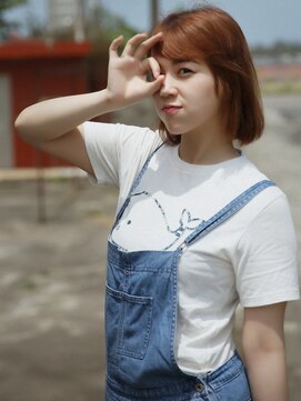 マルカ 調布(marca) 【marca】ナチュラルストレートボブ×重めバング