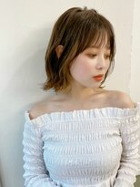 ベイルーム(BAYROOM by HONEY omotesando)&nbsp;【BAYROOM】くびれレイヤーボブ×イヤリングカラー