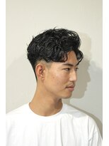 レンゲン(LENGEN)&nbsp;束感刈り上げビジネス七三ツーブロックアップバング２９１