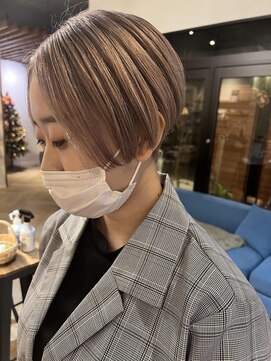 ラフ バイ マグ 南松本(R.A.F. by Mag) 【R.A.F】20代大人可愛いアッシュベージュダブルカラー透明感