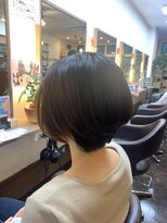 ヘアーズベリー 長岡天神店(hairs BERRY) 丸みショートボブ