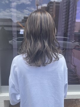 ヴァンカウンシル 津店(VAN COUNCIL) ハイライトたっぷりグレージュ