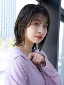 エインアンリー 表参道(AIN.ANLY.) 前髪あり外はねボブ20代30代40代【AIN.表参道】川原大地