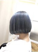 ダブルカラー×ブルーシルバー×髪質改善トリートメント