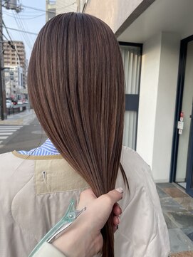 ヘアスペースブルーム エボリューション 庄内店(HAIR SPACE BLOOM evolution) 【庄内店/カラー】 暖色系カラー20代30代40代×セミロング