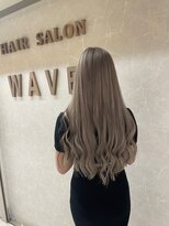 ウェーブ(WAVE)&nbsp;【10代20代ギャル】ミルクティーグレージュ/シールエクステ80枚