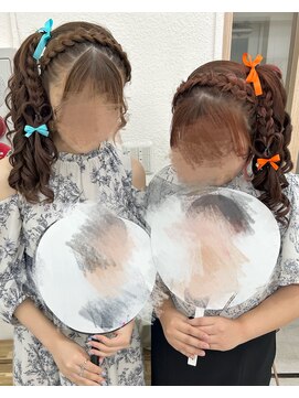プティクローシェ バイ クオーレ(petite cloche by CUORE) 【量産型】あみかちゅハートサイドポニー