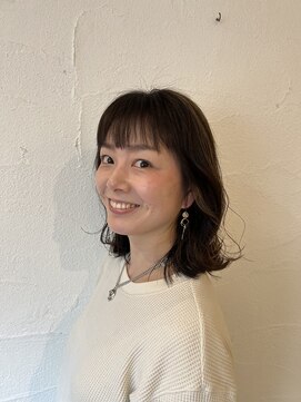 クラク 笹塚店(KURAKU) ミディアムヘア/白髪ぼかし/ハイライト/30代/40代/50代/笹塚