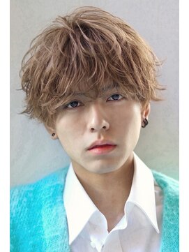 オーシャントーキョー サニー 原宿(OCEAN TOKYO Sunny) 韓国マッシュコンマバングツーブロックセンターパートコンマヘア