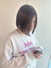 アモン 小倉駅前店(amon) 【髪質改善専門店】brown red ×  bob