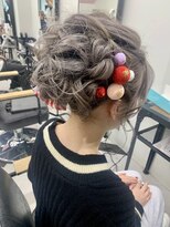 エミュ(emu) 成人式前撮りヘアセット　美由紀#八王子美容室