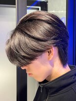 エルマーク 梅田(L-MARK)&nbsp;センターパートニュアンスパーマ韓国カルマパーマコンマヘア