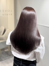 ラベスト キョウト(LOVEST) 髪質改善で艶々ラベンダーブラウン