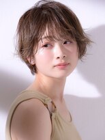 ナチュラルマッシュショートボブ姫カットシアーカラーセミディ