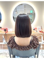 キャンバス バイ ネオリーブ 横浜西口(Canvas by neo.)&nbsp;艶髪酸性ストレート　丸みボブ